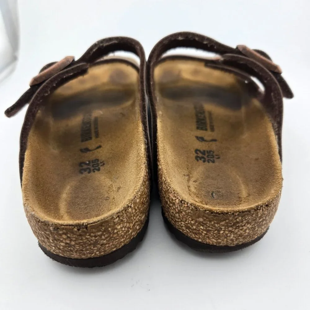 🟤 BIRKENSTOCK Arizona Kids Sandals | Euro 32 / US 13–13.5 | Birko-Flor® Nubuck
